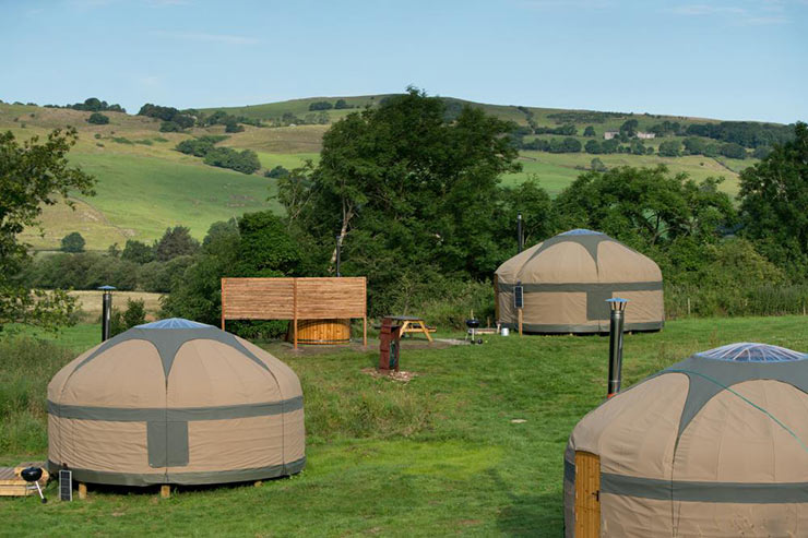 Long Valley Yurts at Moss Howe Farm, Witherslack