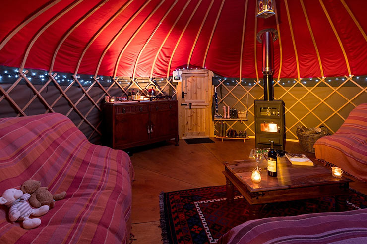 Long Valley Yurts at Moss Howe Farm, Witherslack