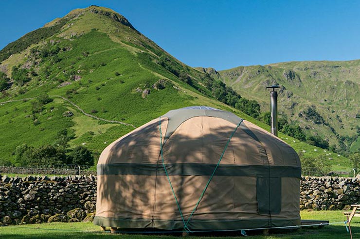 Long Valley Yurts at Sykeside Campsite